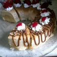 Pastel imposible de vainilla