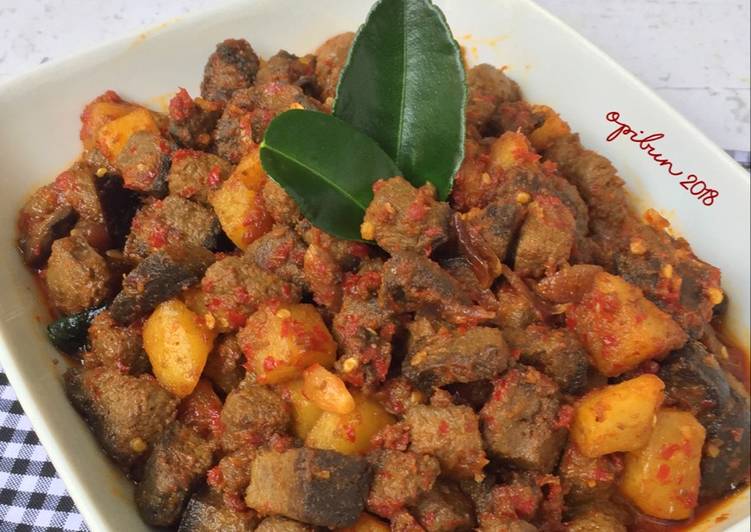 Resep 23. Balado Ati Kentang #selasabisa yang Lezat