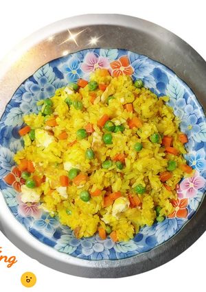 炒薑黃飯 的食譜成品照片