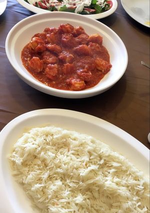 صورة لوصفة جمبري بصوص البندورة