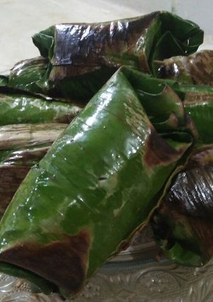 Foto resep Nasi bakar Sambal Teri kemangi