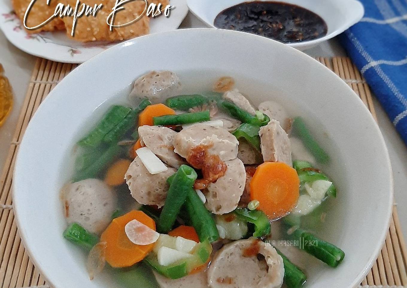 313. Sayur Bening Campur Baso