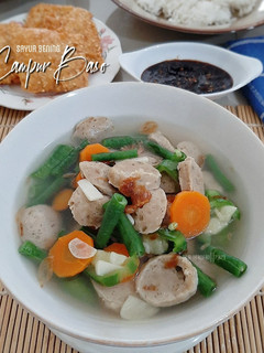 Foto resep 313. Sayur Bening Campur Baso