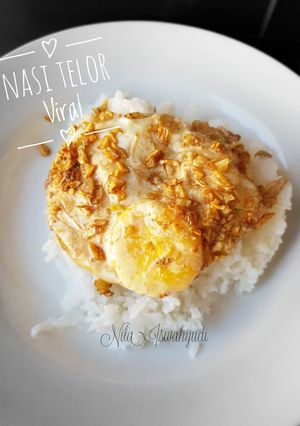 Foto resep Nasi Telur Viral a.k.a Nasi Telur Ceplok Kecap Asin Pontianak