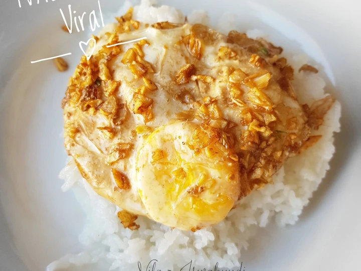 Langkah Gampang Menyiapkan Resep Nasi Telur Viral a.k.a Nasi Telur Ceplok Kecap Asin Pontianak yang Bikin Ngiler Anti Ribet, Lezat