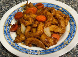 Foto principal de Tiras de pollo con salsa agridulce
