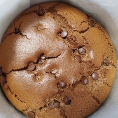 Chocolate orange chiffon cake A picture of Chocolate orange chiffon cake.