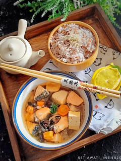 Foto resep Sup Salmon Miso