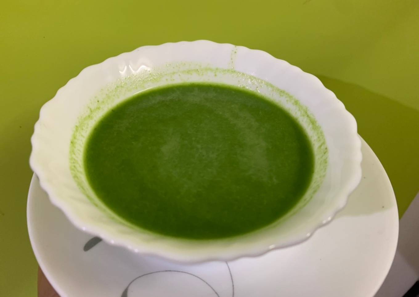 Palak shorba soup
