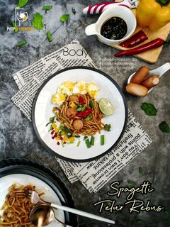 Gambar Spagetti Telur Rebus #phopbylinimohd #batch20