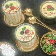 Sago Custard Pudding/ Sabudana Custard Kheer For Vrat And Upvaas 🔱🌺✨-レシピのメイン写真