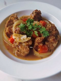 Hình của món Sườn NON kho chao.