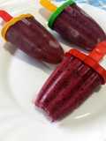 Gelados individuais de frutos vermelhos