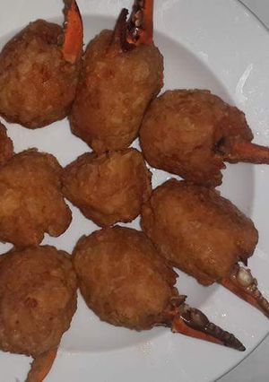 Hình của món Càng cua bách hoa.