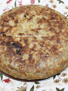 Una foto de Tortilla de alachofas