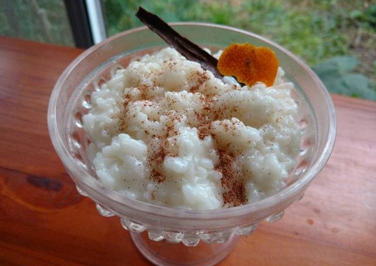 Arroz doce com leite de coco