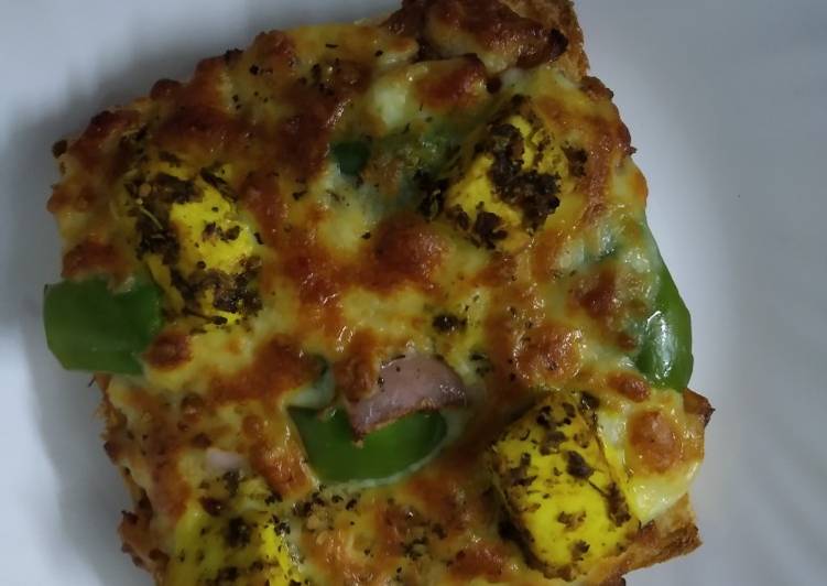 Recipe of Homemade Tandoori bread pizza