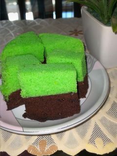 Foto resep Brownies coklat pandan