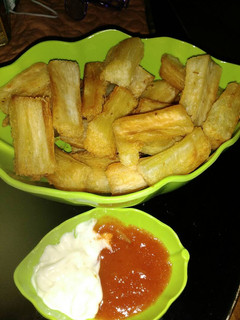 Foto resep Singkong goreng cocol saos sambal mayones..
