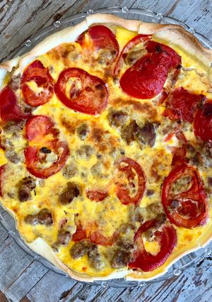 Une photo de Quiche tomates et thon
