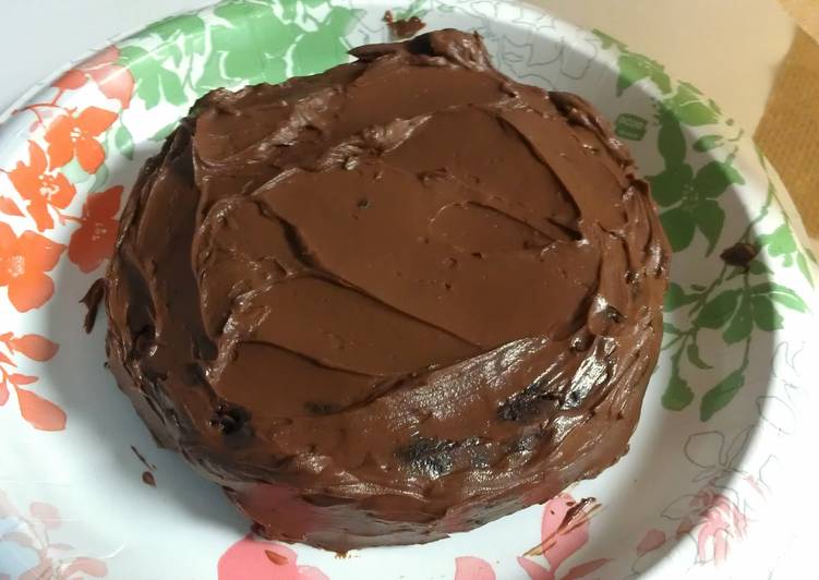 Steps to Prepare Homemade Death by Decadent Dark Chocolate Cake