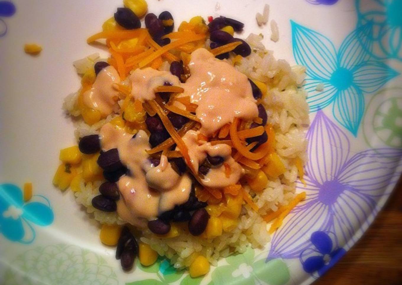 Sweet Yogurt with Sweet Corn Rice