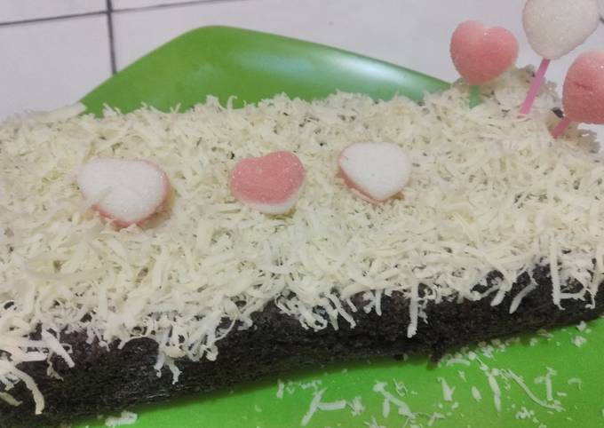 Cara bikin Brownies kukus Ny. Liem 1/2 resep Cara bikin Brownies kukus Ny. Liem 1/2 resep