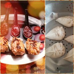 A picture of Tandoori Momos.