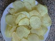 A picture of salty potatoes