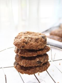 Foto resep Skinny oatmeal peanut butter cookies egg free, gluten free