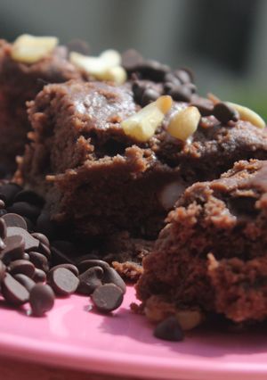 A picture of Chocolate Banana Cake!.