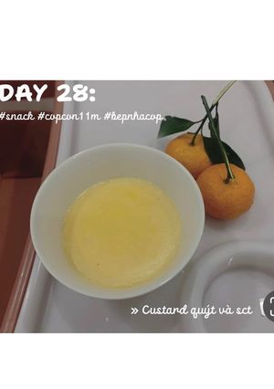 Hình của món Custard quýt và sữa công thức 🥛.