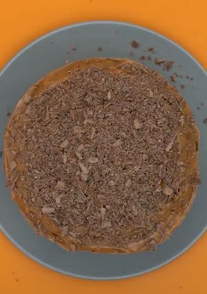 Una foto de Tarta de chocolate al microondas