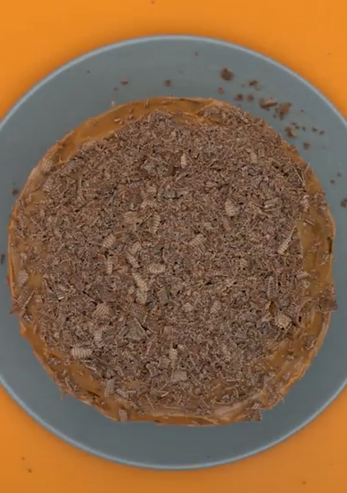 Una foto de Tarta de chocolate al microondas