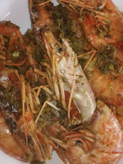 Una foto de Gambas con ajo y perejil