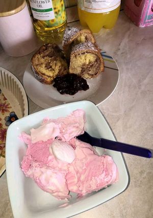 Házi eper fagyi recept fotója