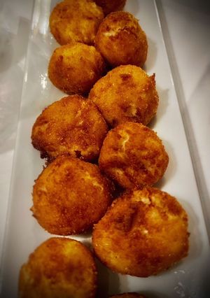 Foto principal de Bocaditos de pechuga villaroy (en airfryer)