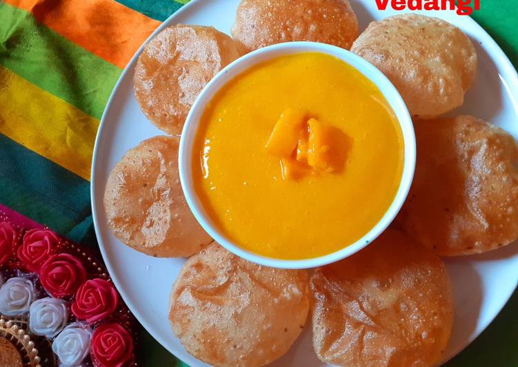 Steps to Make Speedy Aamras Poori