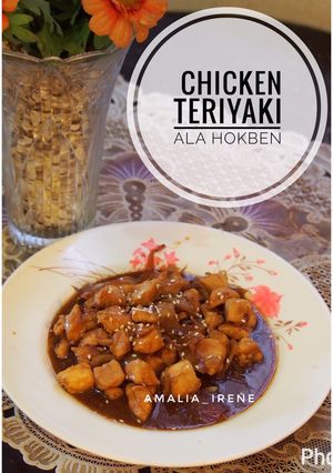 Foto resep Chicken teriyaki ala hokben simple