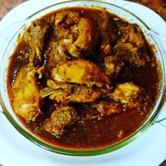 Chicken with dhaniya chutney A picture of Chicken with dhaniya chutney.