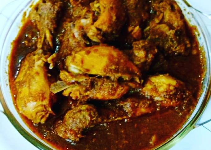 Chicken with dhaniya chutney