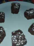 Financier de chocolate