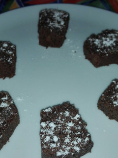 Una foto de Financier de chocolate