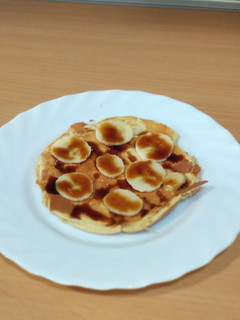Una foto de Tortitas de plátano y avena proteicas