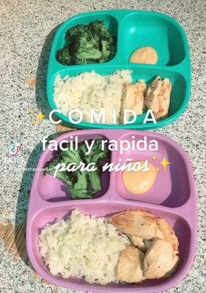 Una foto de Comida rica y divertida para niños