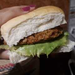 Una foto de Milanesa vegana a la mostaza