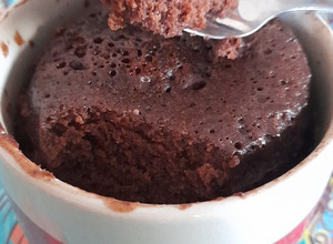 Una foto de Brownie en taza