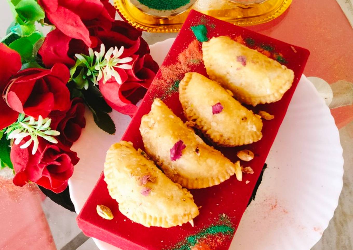 Instant Mawa (Koya) gujiya