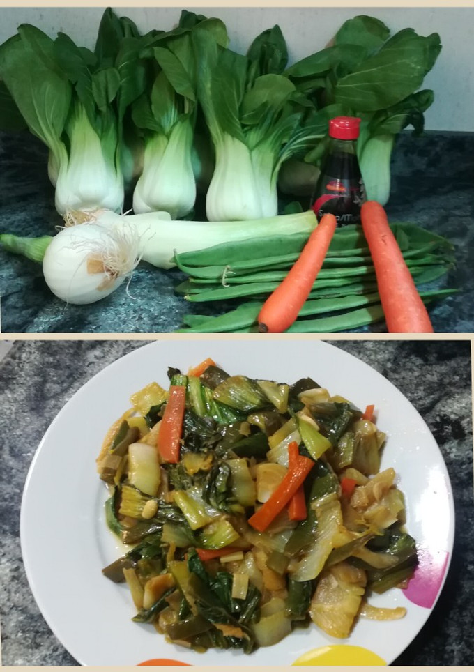 Una foto de Pak Choi