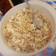 A picture of Russian salad.